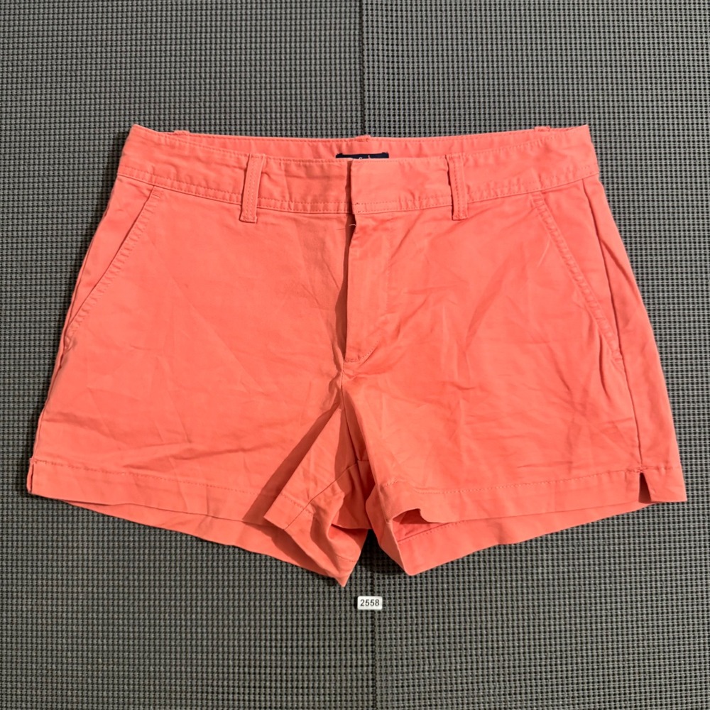 Gap Womens Coral Pink Chino Shorts Size 6